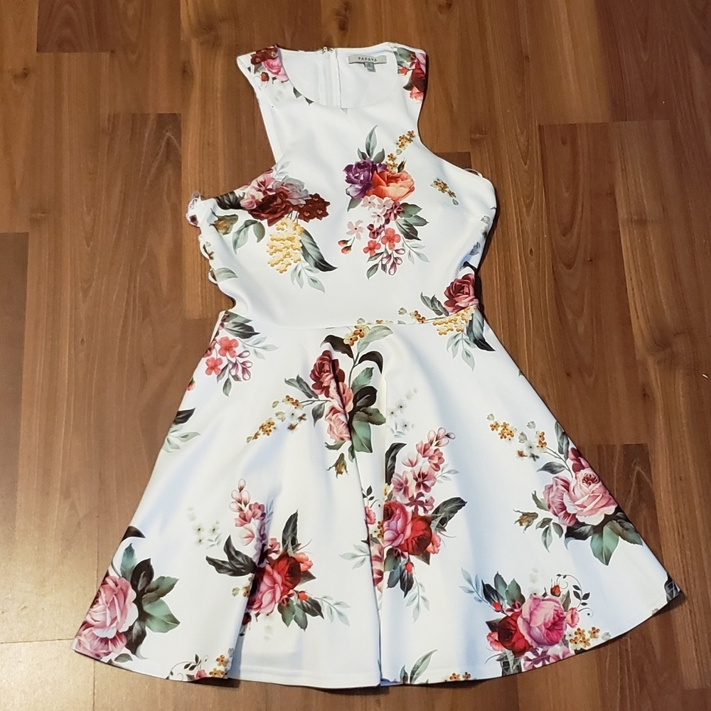 Floral Papaya dress vestido floreado
